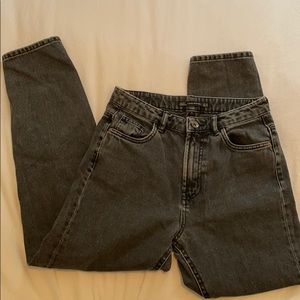 Zara Black Denim Straight Leg Jeans